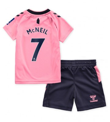 Everton Dwight McNeil #7 Bortedraktsett Barn 2022-23 Kortermet (+ Korte bukser)